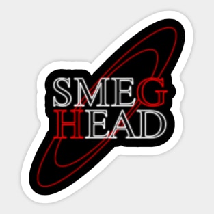 Smeg Head (colour) Sticker